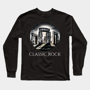 Ancient British Prehistory - Stonehenge - Classic Rock Long Sleeve T-Shirt